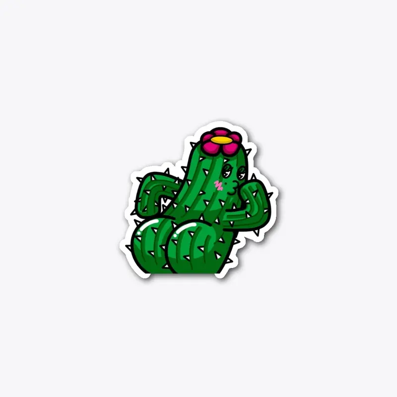 Thick Cactus Sticker